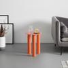 SIDOBORD LARGO -TREND- - orange, Lifestyle, trä/glas (35/47/35cm) - Premium Living