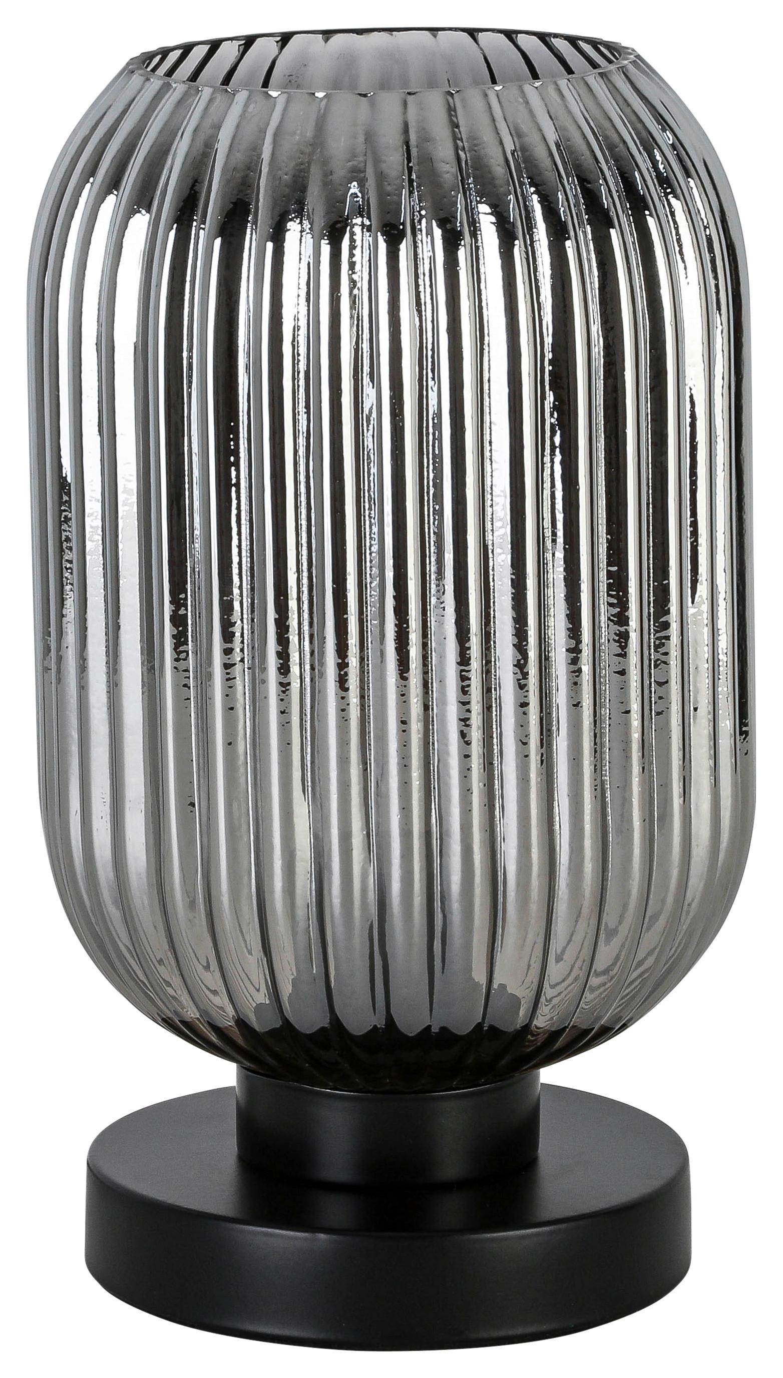 BORDSLAMPA EXI - kromfärg/Schwarzchrom, Modern, metall/glas (14/24cm) - Mömax