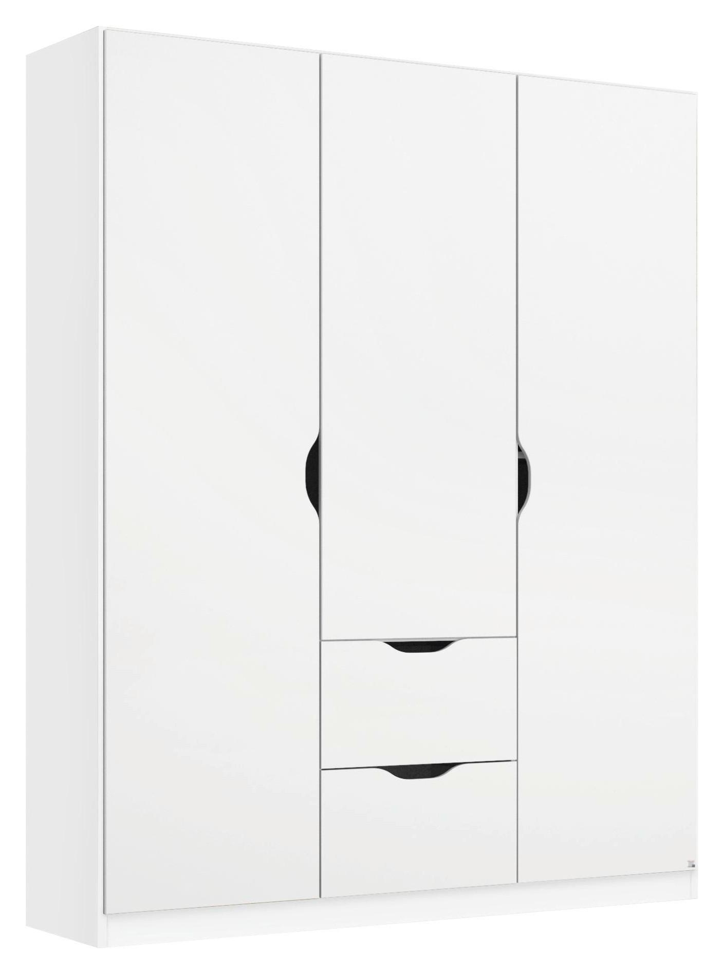 Omara Za Oblačila Arnstein, Bela - bela, Konvencionalno, leseni material (136/197/54cm) - home24