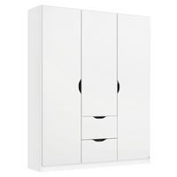 Omara Za Oblačila Arnstein, Bela - bela, Konvencionalno, leseni material (136/197/54cm) - home24