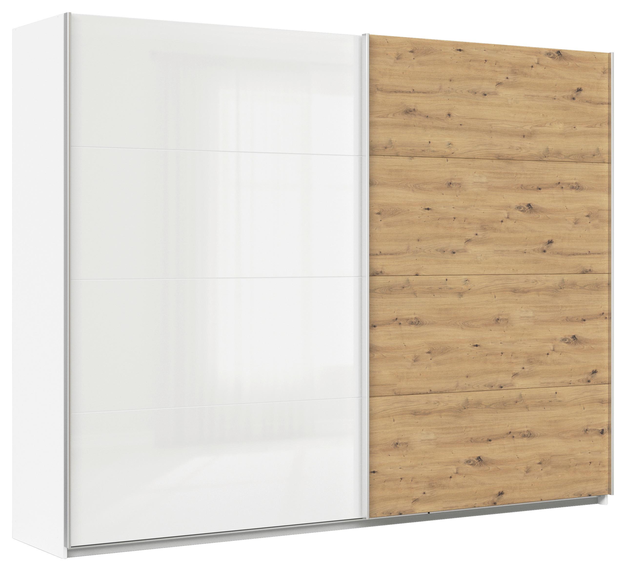 Ormar S Kliznim Vratima Feldkirch - bijela/hrast Artisan, Moderno, drvni materijal/metal (271/210/62cm) - Modern Living