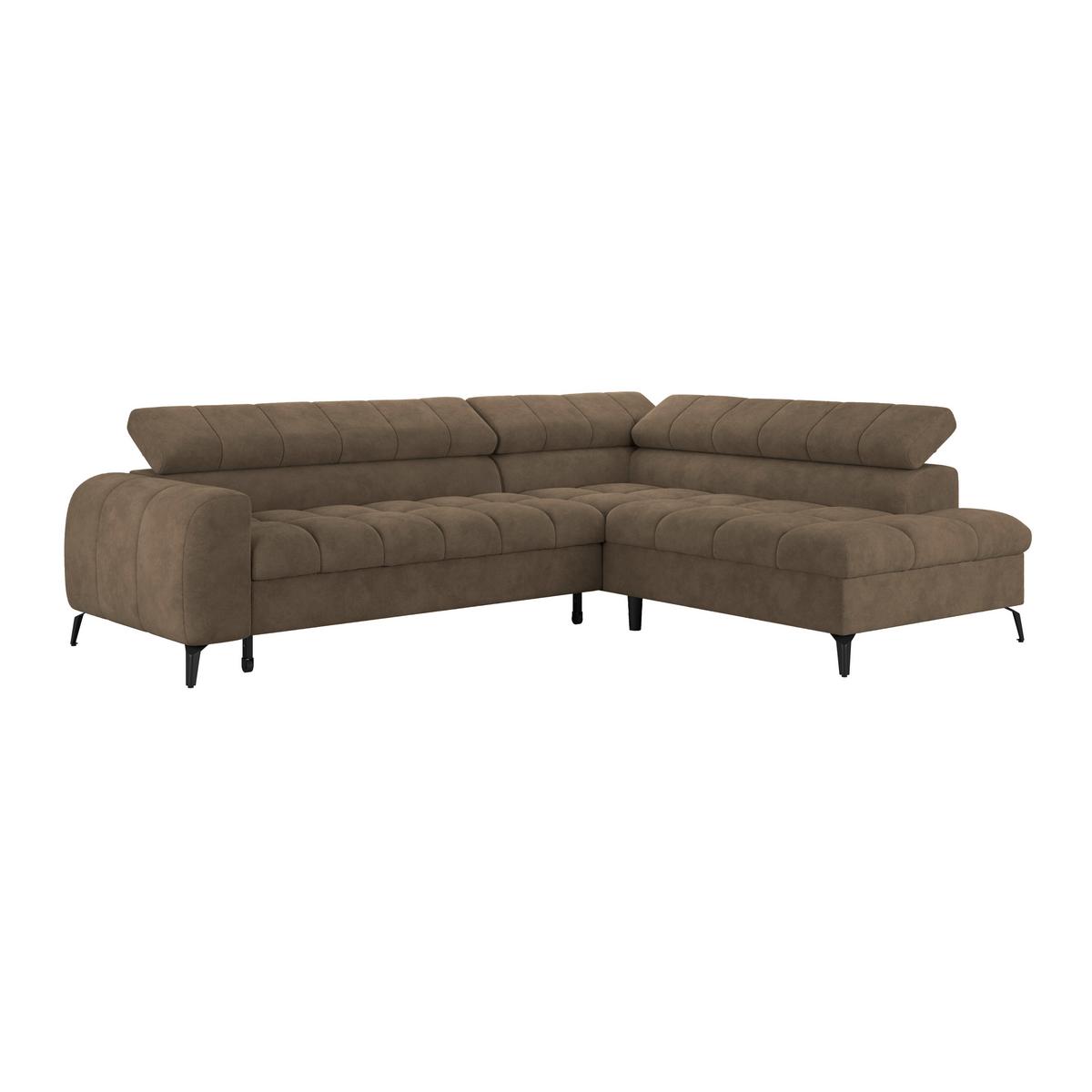Coltar VOLF - maro/negru, Trend, plastic/textil (261/203cm) - Modern Living