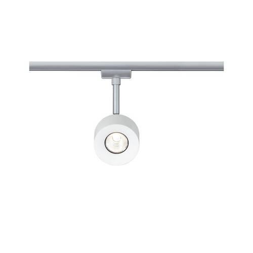 Schienensystem-Strahler Spot Focus in Weiß/Chrom max. 4 W - Chromfarben/Weiß, Basics, Kunststoff/Metall (8,6/19,7cm) - Paulmann