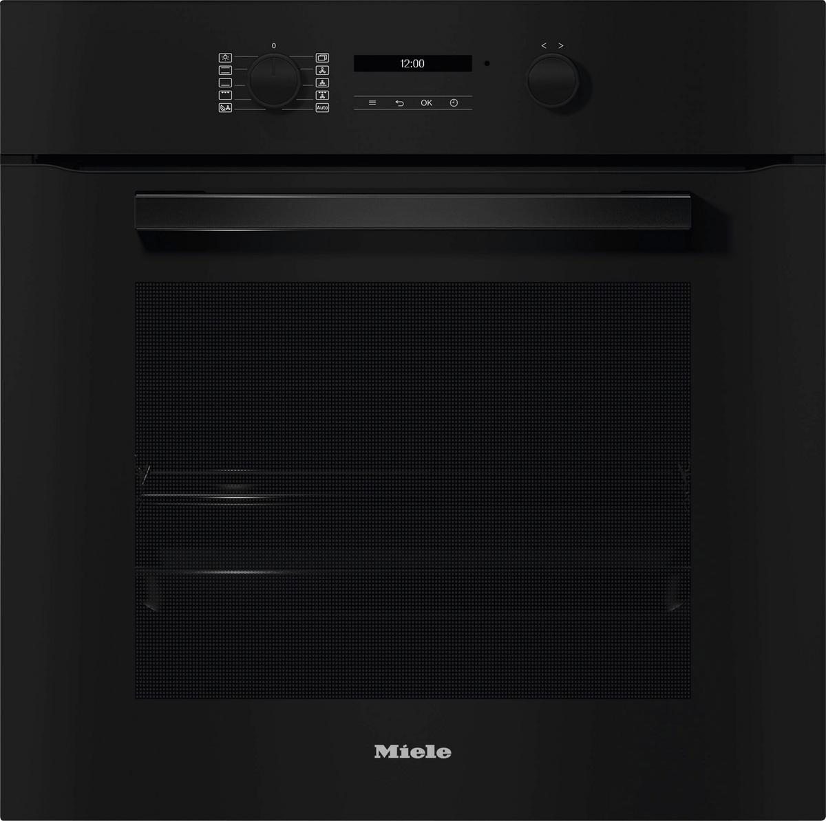 Einbaubackofen H2851BOBSW Schwarz - Schwarz, MODERN, Glas/Metall (59,5/59,6/56,8cm) - Miele