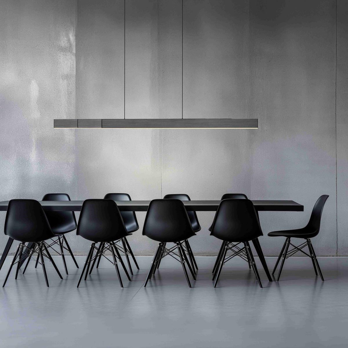 LAMPA WISZĄCA LED 2545-15 PURE-MOTO-RISE - jasnoszary, Design, tworzywo sztuczne/metal (200/8,2/240cm) - Neuhaus PURE
