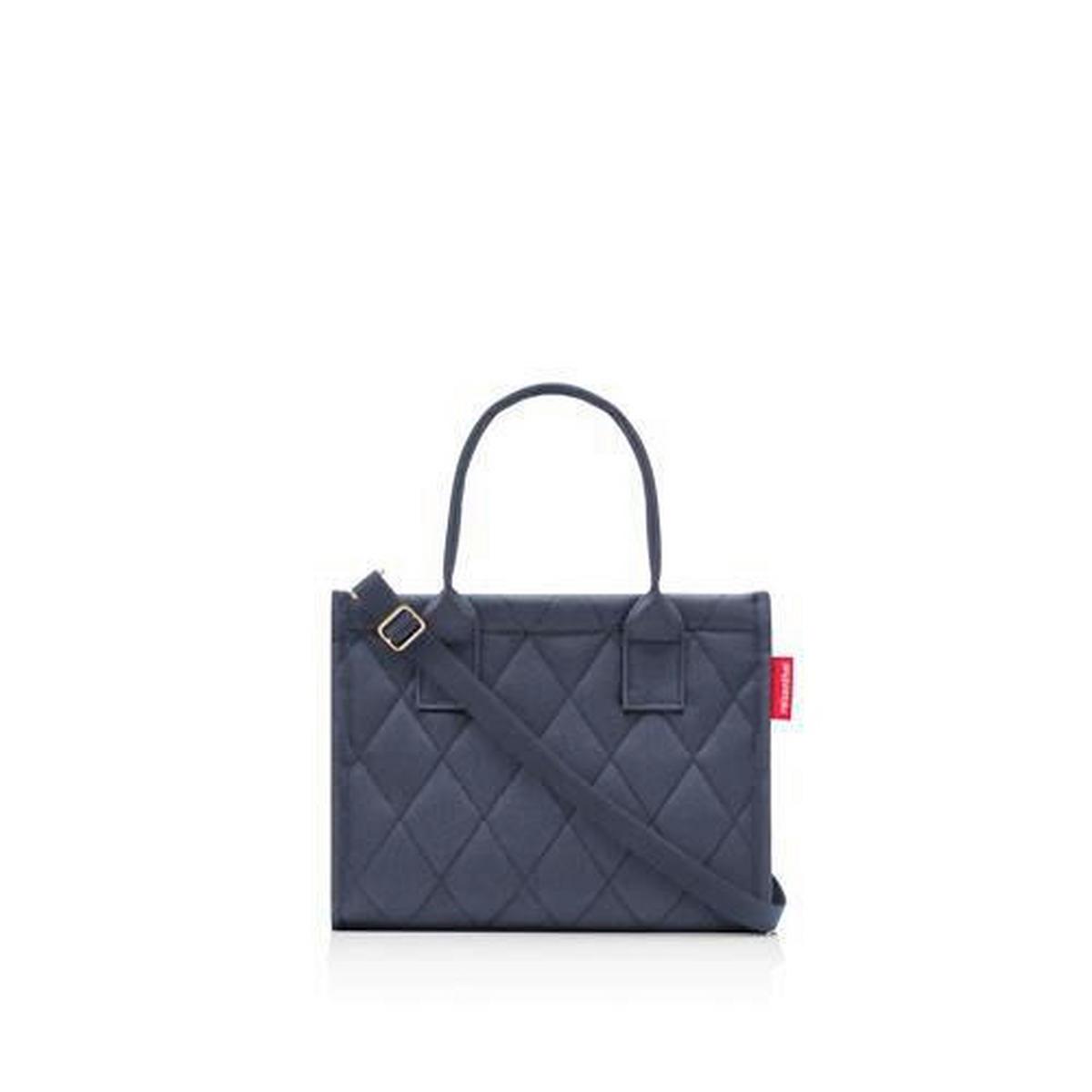 TORBA NA ZAKUPY DAILY SHOPPER XS RHOMBUS MIDN. - ciemnoniebieski, Basics, tkanina (27/21/14cm) - Reisenthel
