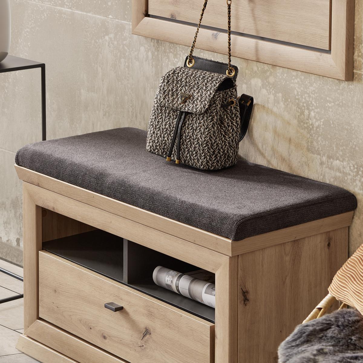 PERNĂ PENTRU șEZUT HARVEY - gri, Modern, textil (85,5/5/38,5cm) - Zandiara