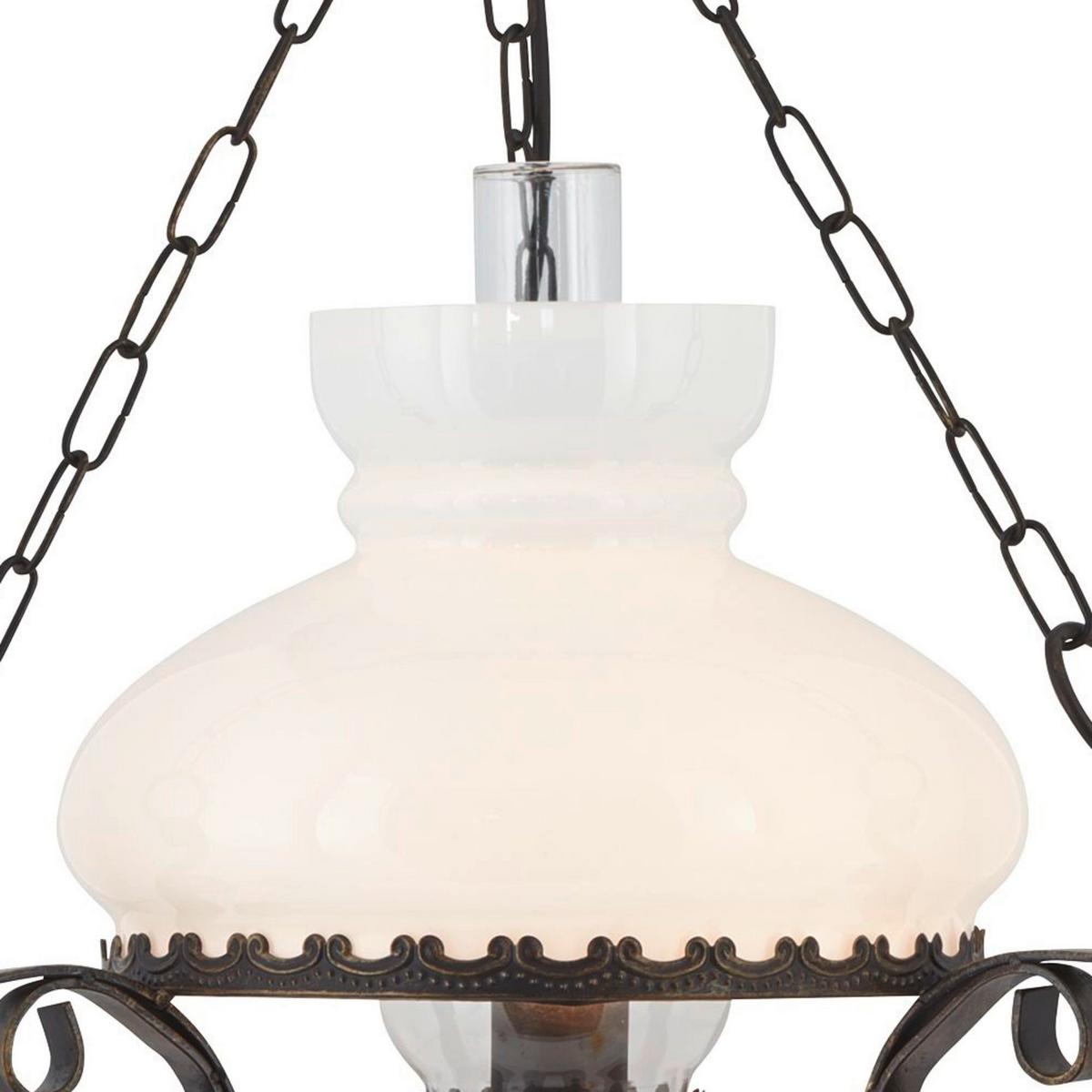 Függőlámpa 576ru - sárgarézszínű, Design, üveg/fém (45/45/55-93cm)