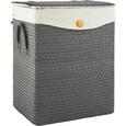Košara Za Perilo Denise S - siva, Romantika, umetna masa/tekstil (35/44/26cm) - Mömax modern living Košara Za Perilo Denise S - siva, Romantika, umetna masa/tekstil (35/44/26cm) - Mömax modern living