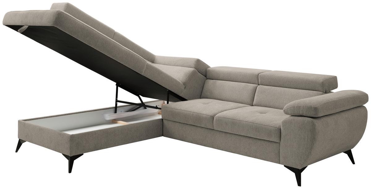 Coltar FLORIS - taupe, Modern (200/75-90/256cm) - Modern Living