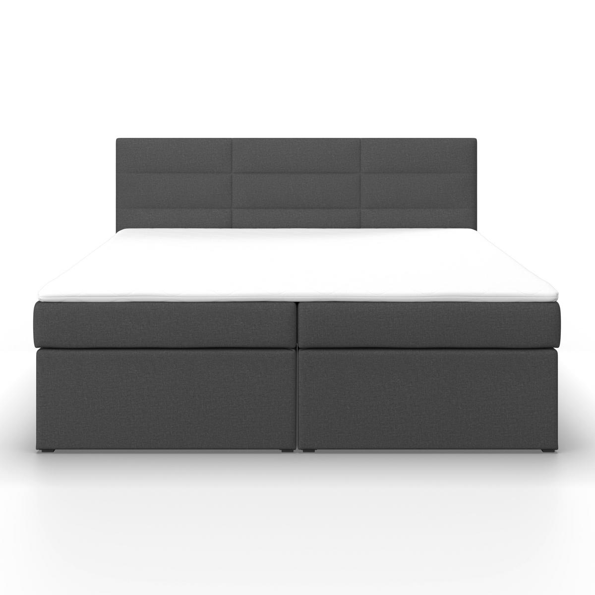 Box Krevet Lisa - tamno siva, Moderno, drvni materijal/tekstil (180/200cm) - Bessagi Home