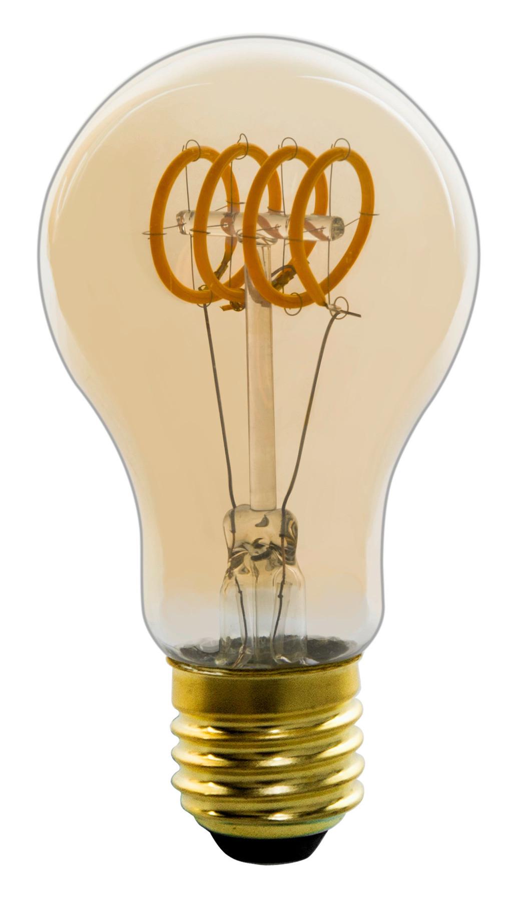 Deko-Leuchtmittel 114030FMA max. 4 Watt - Glas/Metall (6/10,5cm) - Mömax