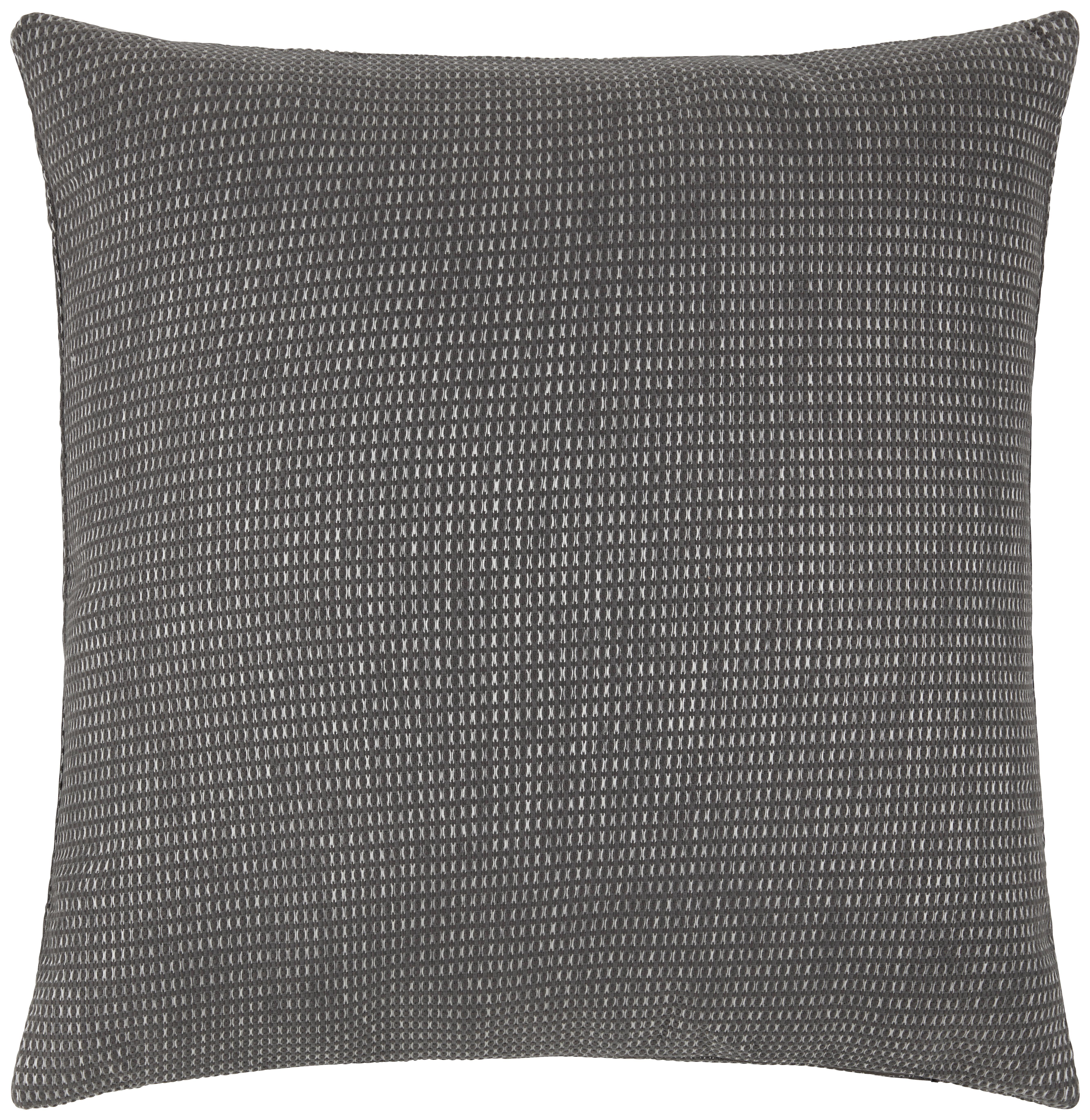 Kissenhülle Ines in Anthrazit ca. 48x48cm - Anthrazit, Basics, Textil (50/50cm) - Premium Living