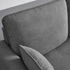 HÖRNSOFFA ILLA - mörkgrå/bokfärgad, Modern, trä/textil (154/155cm) - Bessagi Home