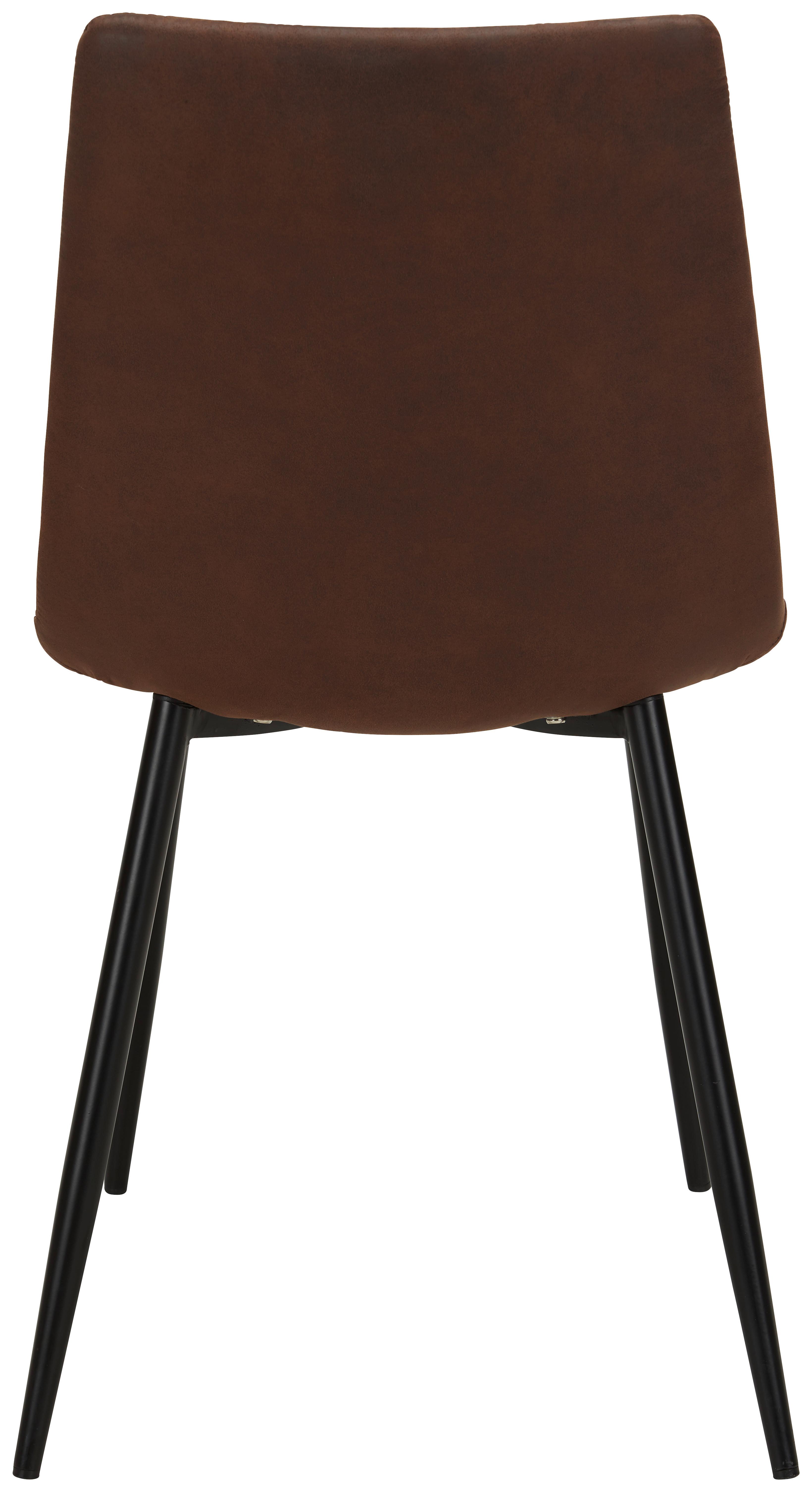 STOL NINO -BASED- - brun/svart, Lifestyle, metall/trä (45/88/54,5cm) - Based
