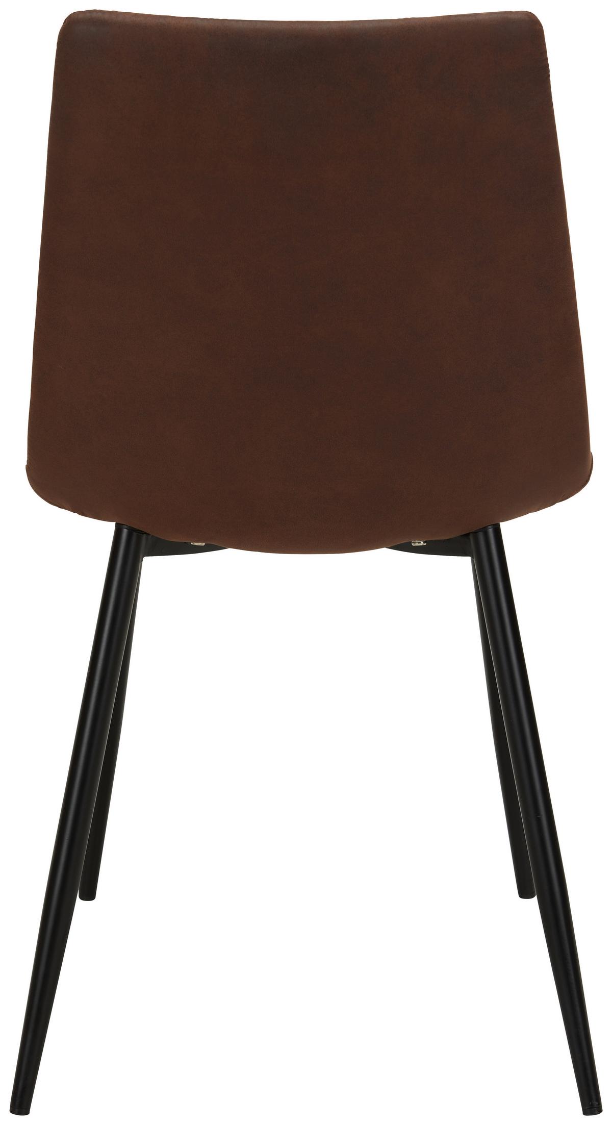 Scaun NINO -BASED- - maro/negru, Lifestyle, lemn/metal (45/88/54,5cm) - Based
