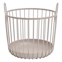 Kosár Jule - bézs, fém (20/20cm) - Mömax