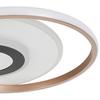 LED-TAKLAMPA KITKOL - vit/cappuccino, Modern, metall/plast (48/40/6cm) - Mömax