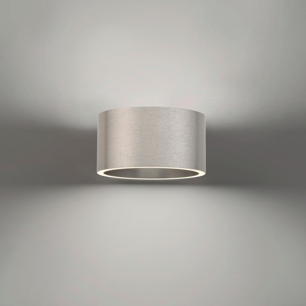 KINKIET LED 8561-95 PURE CLIPSE - kolor aluminiowy, Design, tworzywo sztuczne/metal (18,5/15/8cm) - Neuhaus PURE