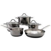 Főzőedénykészlet Ew-Ts-8040s - fekete, Basics, üveg/fém - Echtwerk