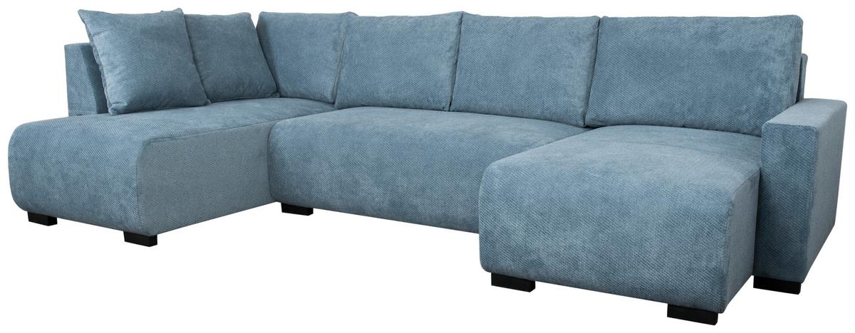 Canapea modulara VERONICE - albastru, Trend, textil (171/313/141cm)