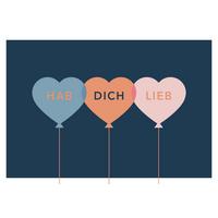 Glückwunschkarte Kupfergold Multicolor - Multicolor, Basics, Papier (24/17,5cm)