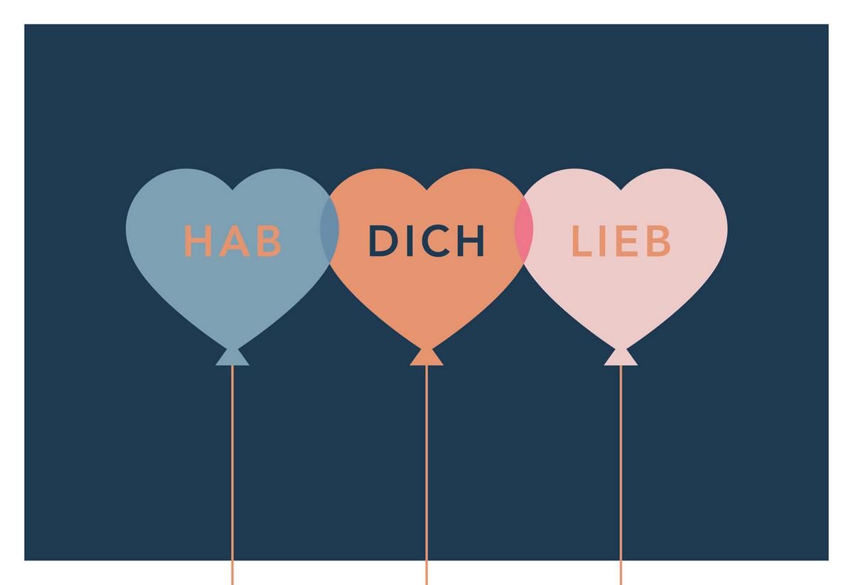 Glückwunschkarte Kupfergold Multicolor - Multicolor, Basics, Papier (24/17,5cm)