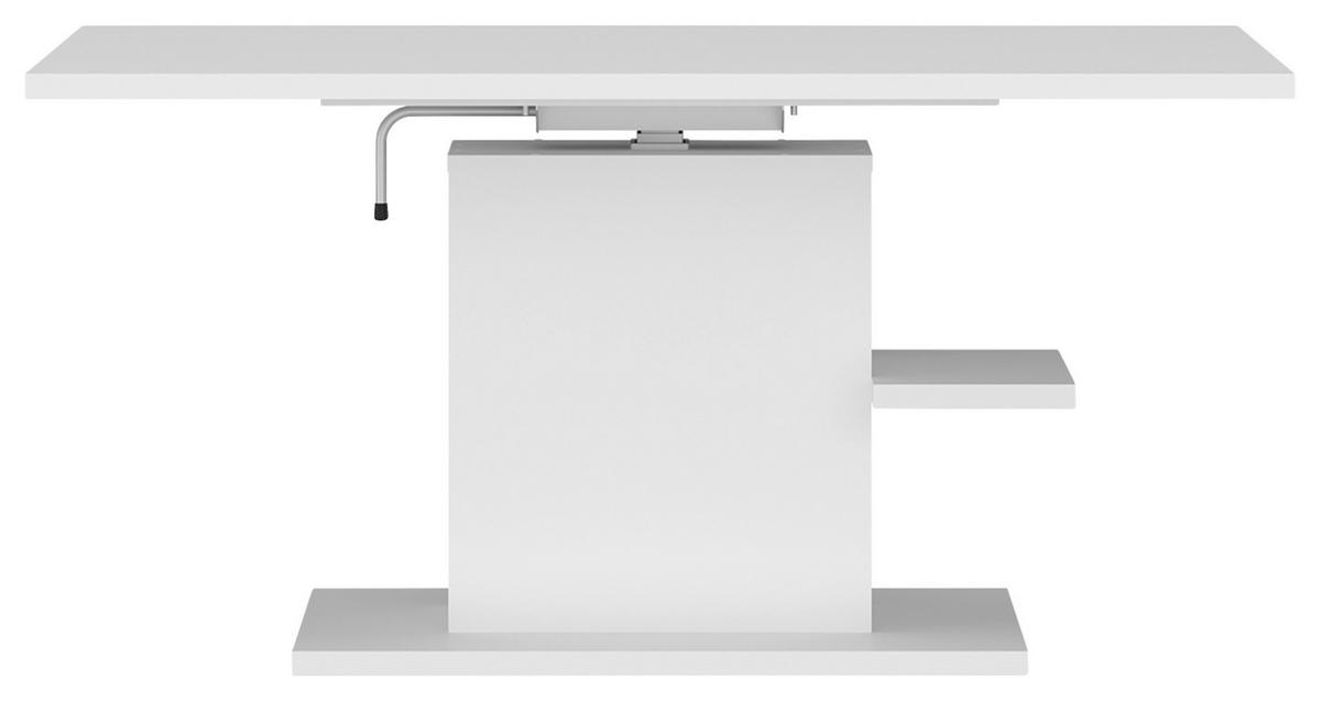 Stolić Cortado - bijela, Moderno, drvni materijal (110/54,6-74,2/65cm) - Modern Living
