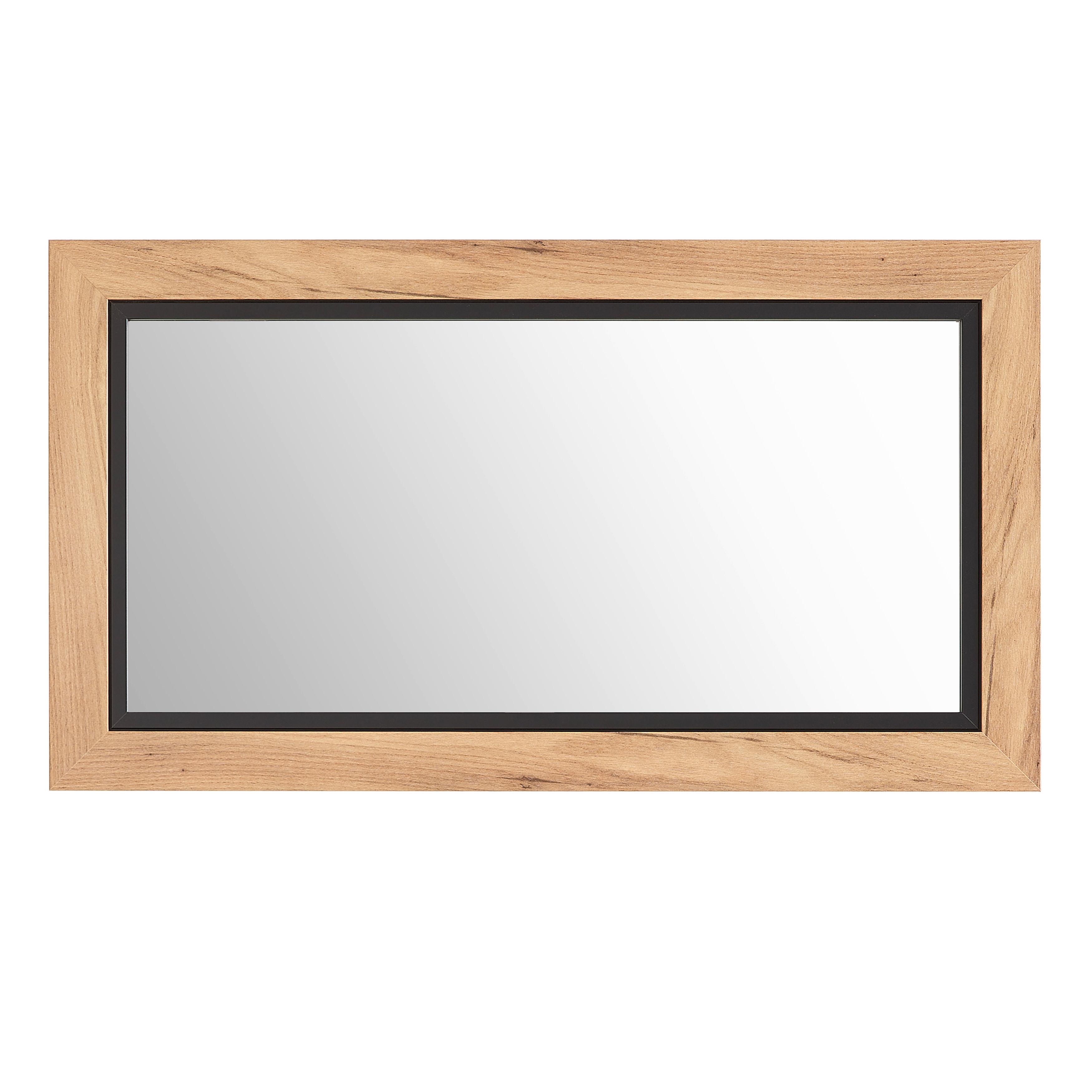VÄGGSPEGEL FOREST -EXKLUSIV- - ekfärgad, Modern, trämaterial/glas (55/100cm) - Mömax
