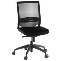 Pisarniški Stol Porto Eco, Črna - črna, Moderno, umetna masa/tekstil (49/108/44cm) - MID.YOU