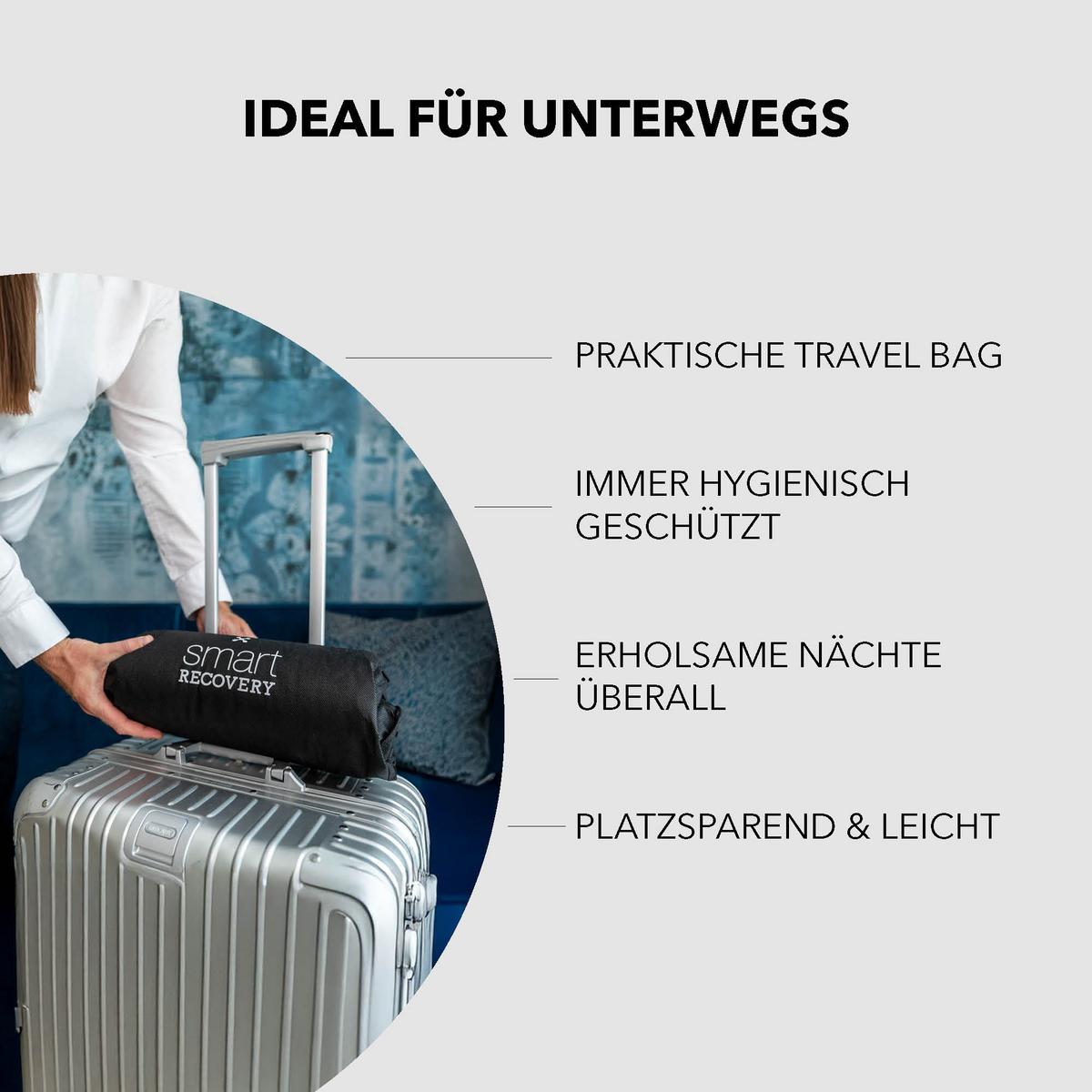 PODUSZKA POD KARK 1030010 - biały, Basics, tkanina (50/10-11,5/32cm) - Smartsleep
