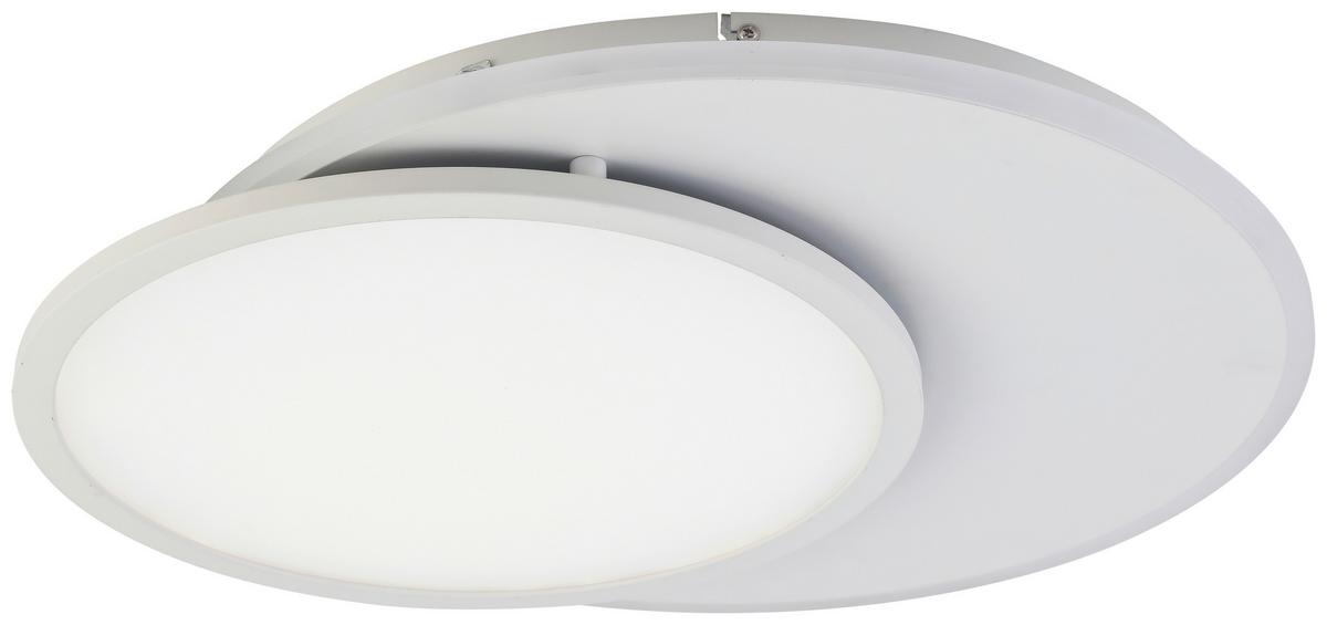 LED-Deckenleuchte Clarence max. 23 Watt - Weiss, Modern, Kunststoff/Metall (52/45/5cm) - Premium Living
