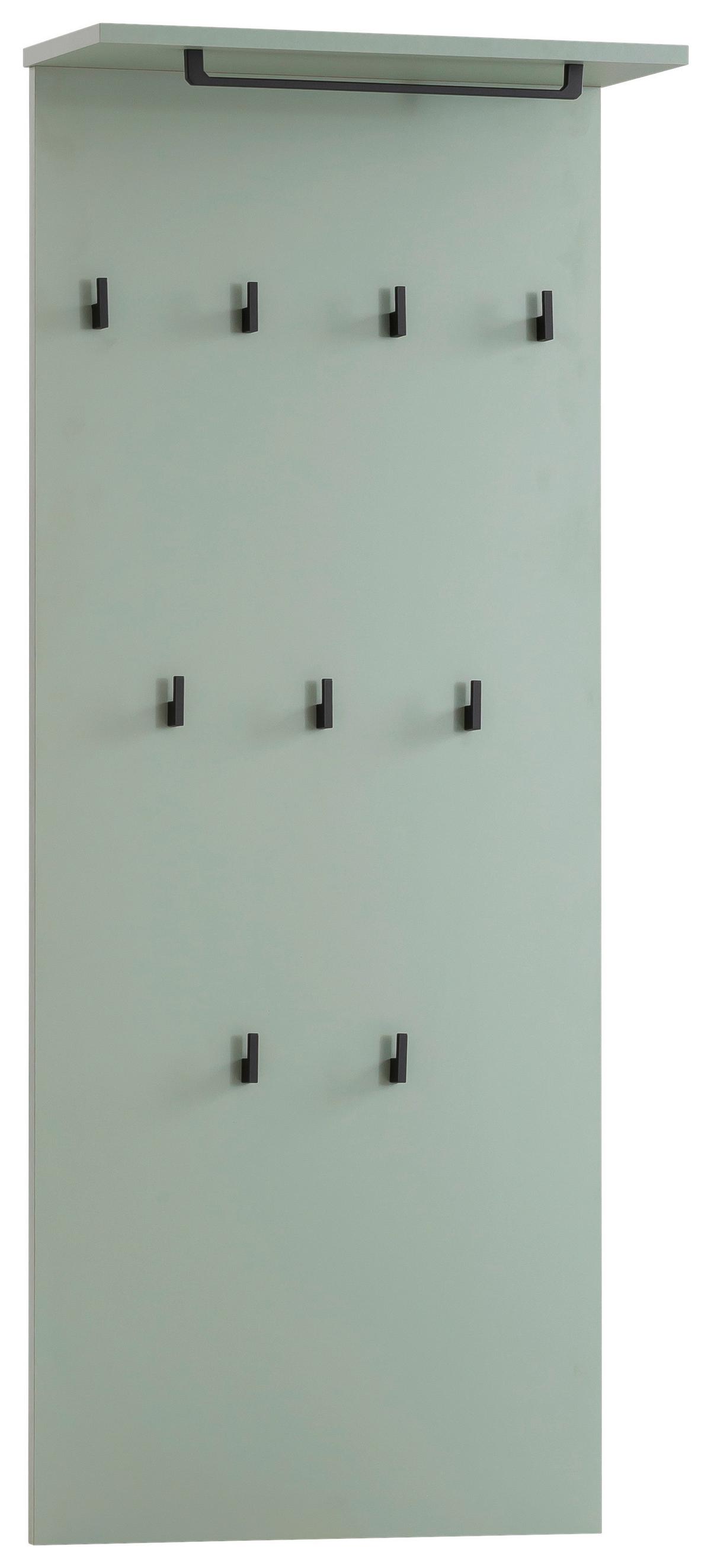 Garderobenpanel Janne ca. 50x120,6x19,9cm Pistazie - Grün, LIFESTYLE, Holzwerkstoff (50/110,6/20,9cm) - MID.YOU