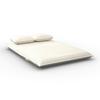 BÄDDSOFFA MACY - vit, Modern, metall/textil (141/68/87cm) - Bessagi Home