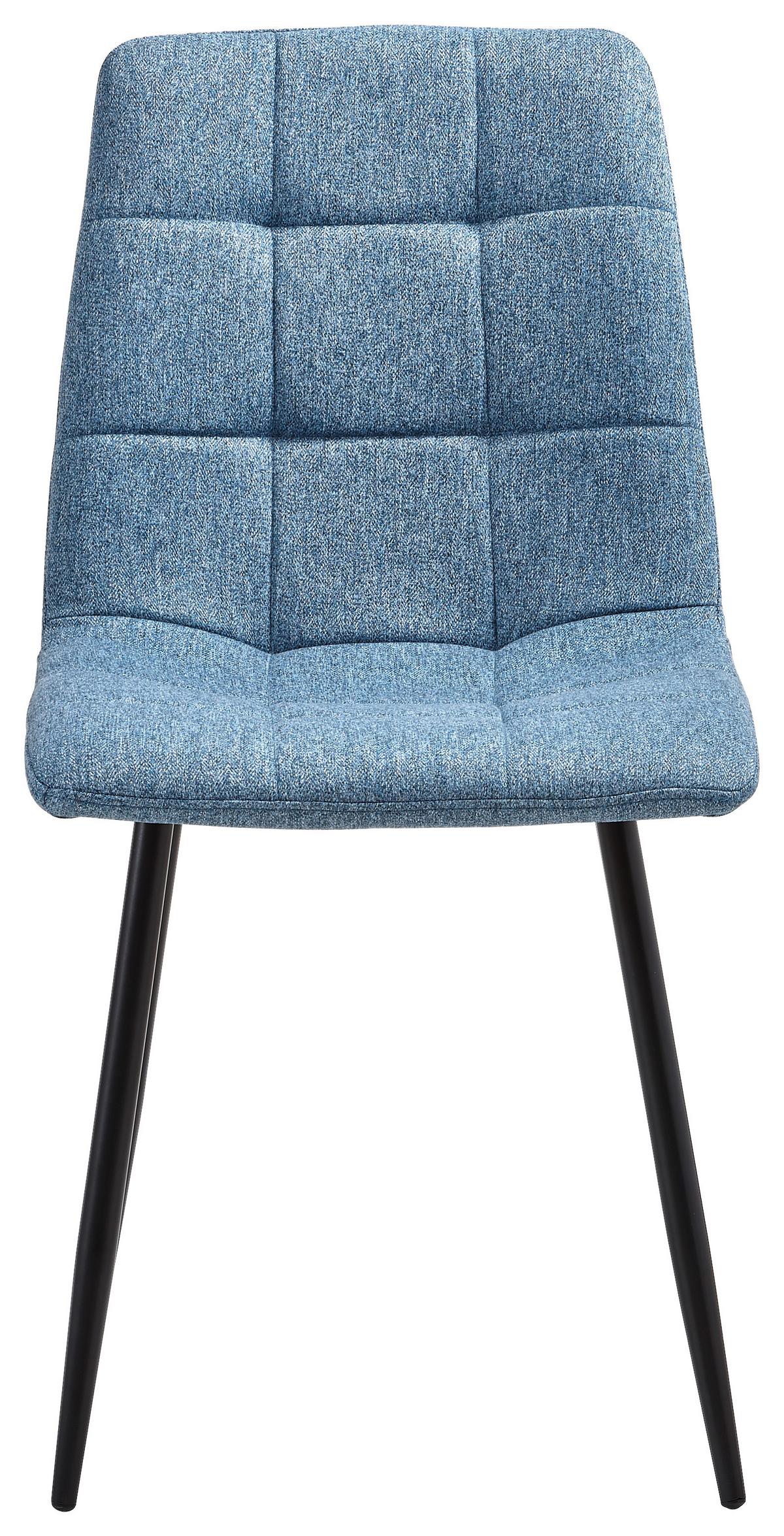 KRZESŁO EMPOLI - niebieski/czarny, Lifestyle, metal/tkanina (44,5/86/54,5cm) - Livetastic