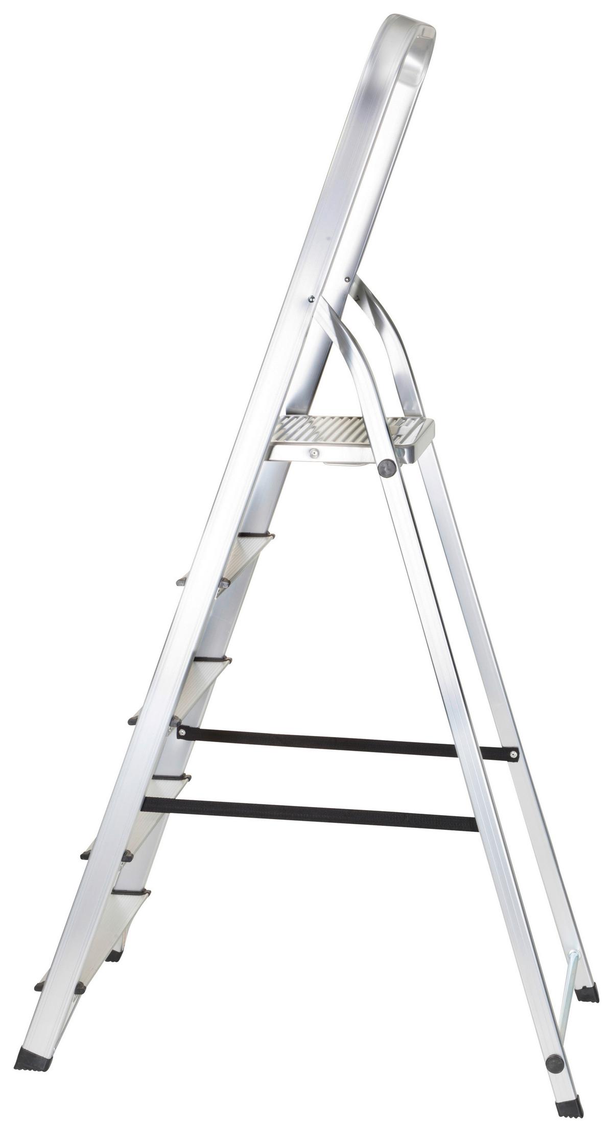 Zložljiva Lestev Solid Iii, Aluminij - barve aluminija, Basics, kovina (44/170/12cm) - MID.YOU