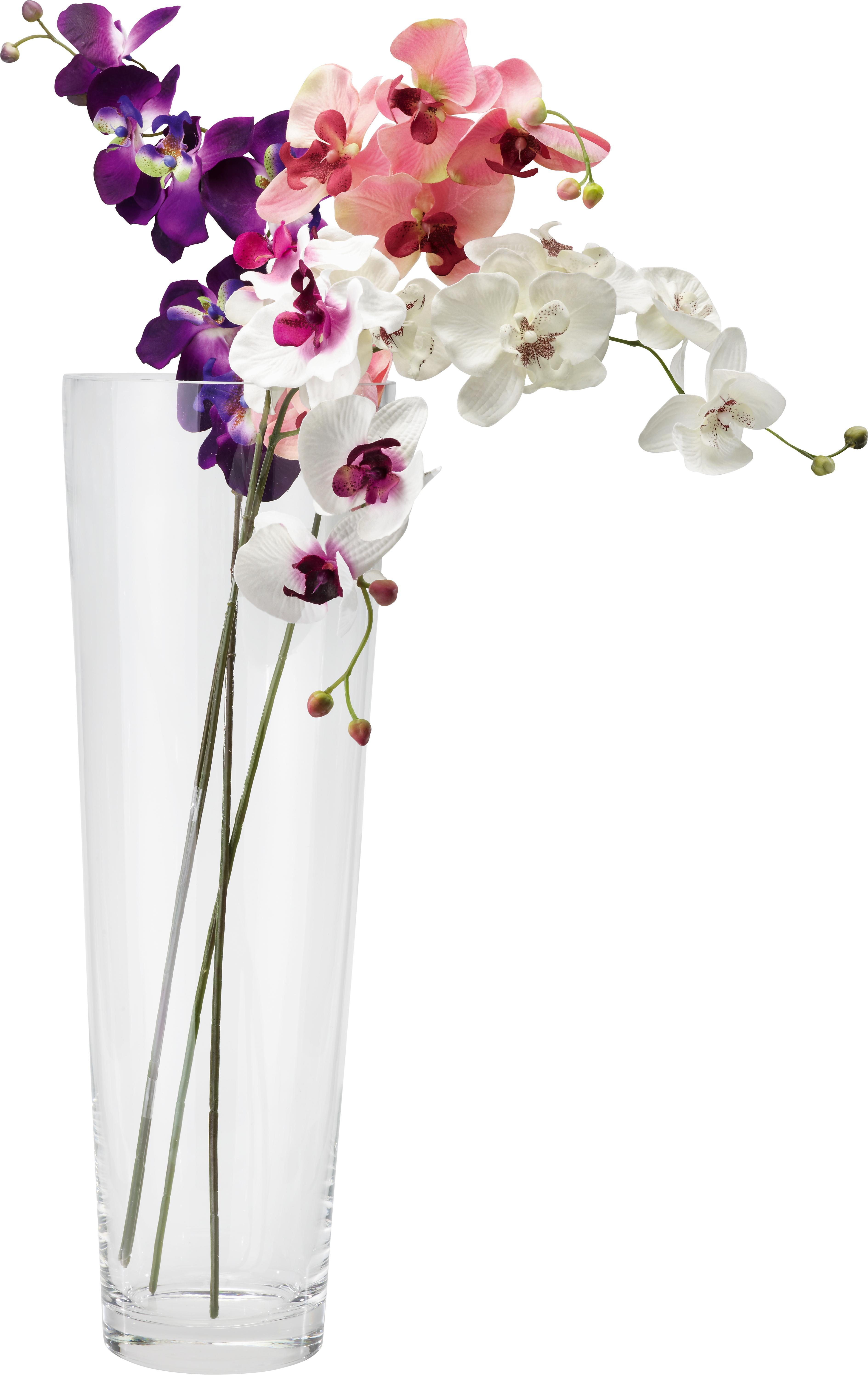 Vase Andrea aus Glas - Klar, MODERN, Glas (17/50cm) - Mömax modern living