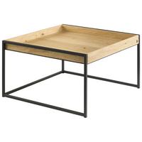 STOLIK KAWOWY JUSTB! CT100 -MR- - kolor dębowy/antracytowy, Design, metal/drewno (68/68/38cm) - Musterring