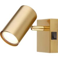 Strahler Robby in Goldfarben max. 25 Watt - Goldfarben, Metall (7/13/10cm) - Globo