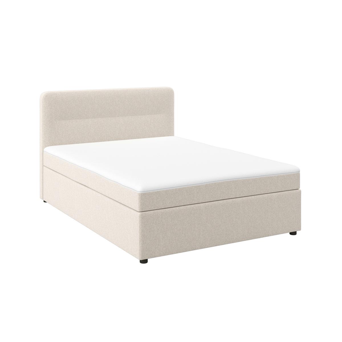 Pat boxspring Marco Beige, cca. 140x200 cm - crem, Modern, lemn/textil (140/200cm) - Bessagi Home