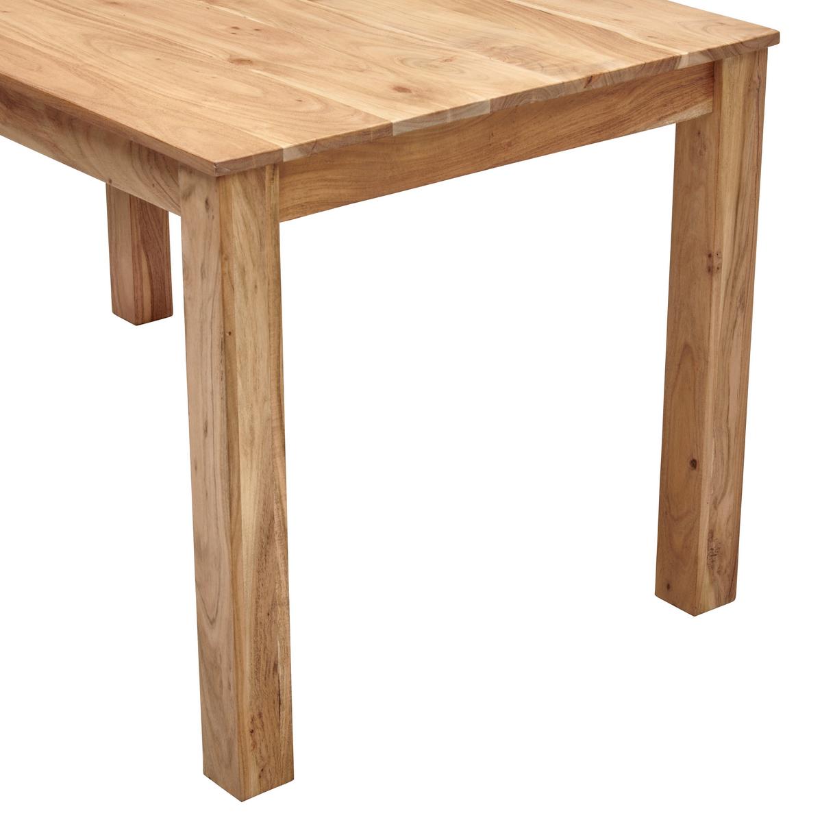 STÓŁ DO JADALNI RIGA - kolor akacjowy, Konventionell, drewno (120/80/76cm) - MID.YOU