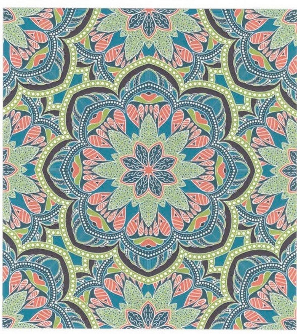 RĘCZNIK PLAŻOWY MANDALA - różnokolorowy, Konventionell, tkanina (220/240cm) - Esposa