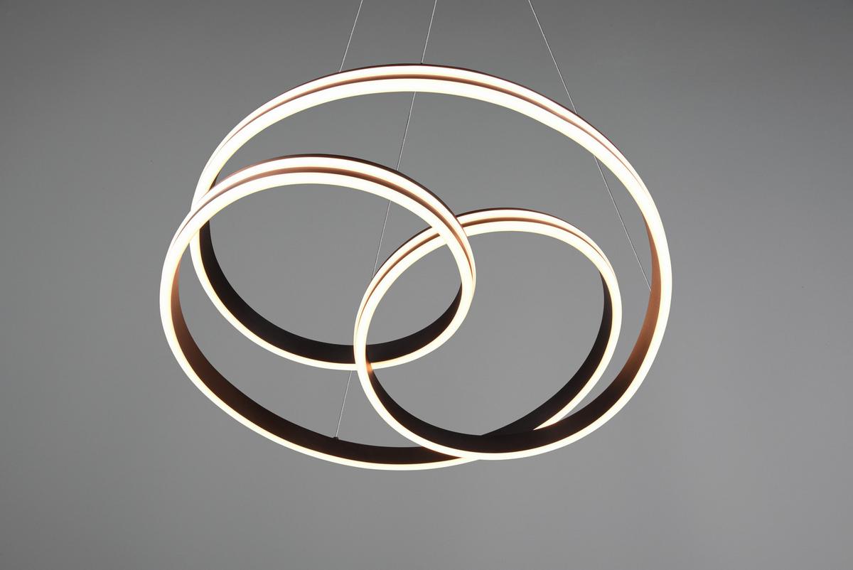 LED-Hängeleuchte Nuria Schwarz max. 60 Watt - Schwarz, Basics, Metall (60/150cm) - Trio Leuchten