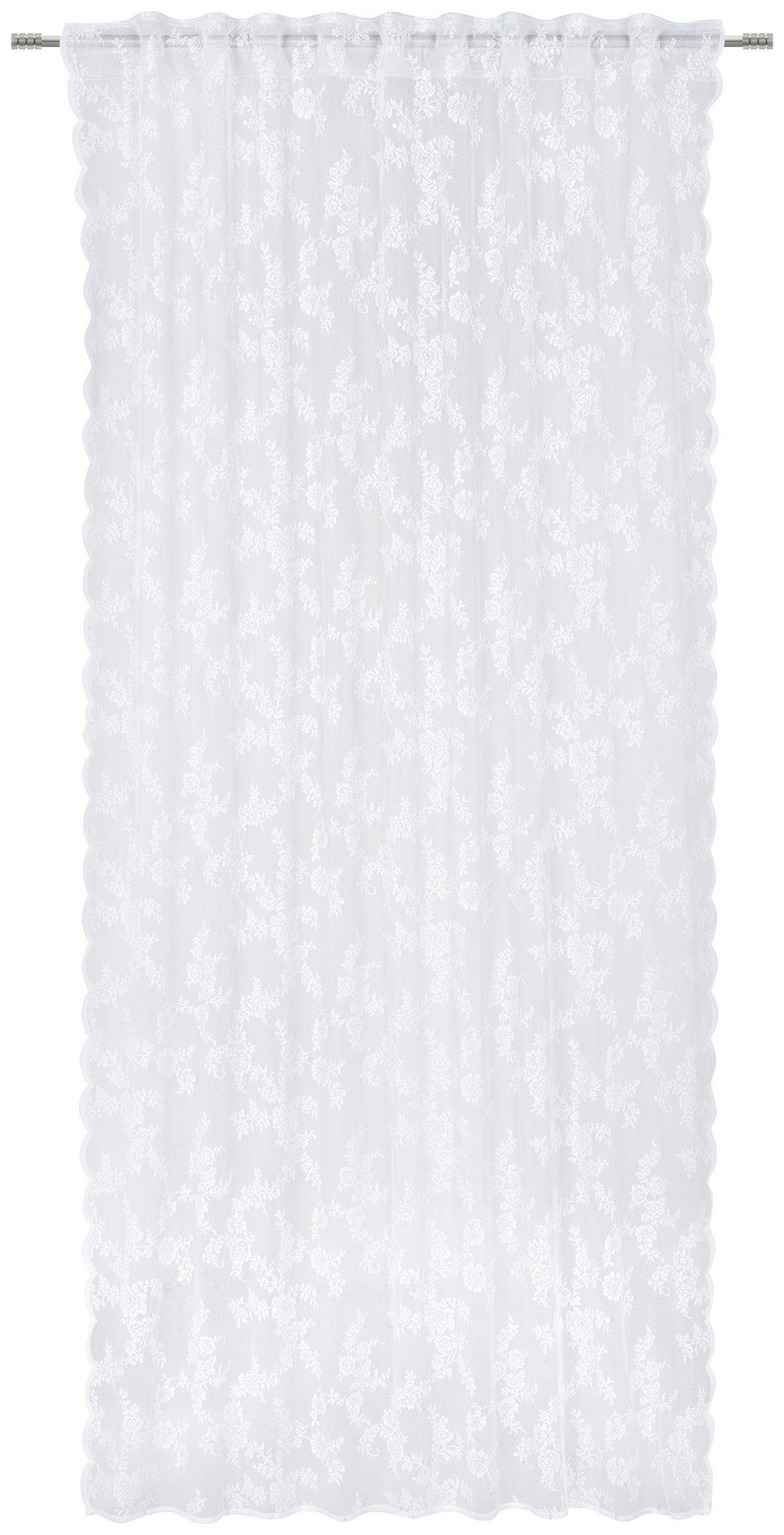 ZASŁONA GOTOWA TAYA - biały, Lifestyle, tkanina (140/245cm) - Esposa