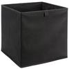 Aufbewahrungsbox Nino in Schwarz - Schwarz, Modern, Karton/Textil (32/32/32cm) - Mömax