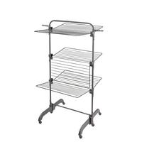 SUSZARKA PIONOWA 81691 - czarny, Basics, tworzywo sztuczne (76,5/70/145cm) - Leifheit