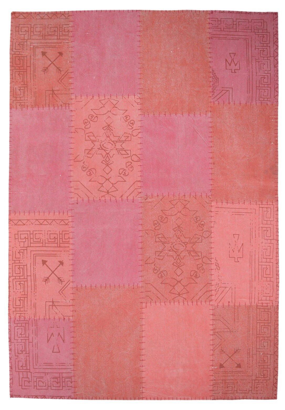Flachwebeteppich Lyrical 210 Multi/rot 120x170 - Rot/Multicolor, Basics, Textil (120/170cm) - Kayoom