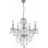 HÄNGLAMPA ISABELLA -AKT- - klar/kromfärg, Romantik / Lanthus, metall/plast (51/149cm) - Mömax