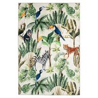 Flachwebeteppich My Exotic Multicolor ca. 160x230cm - Multicolor, Design, Textil (160/230cm) - Obsession