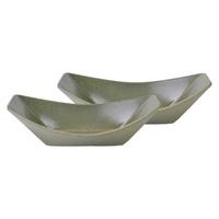 Set Posod Street Boat, 2-Delni - zelena, Basics, keramika (23,5/13,5cm) - Creatable